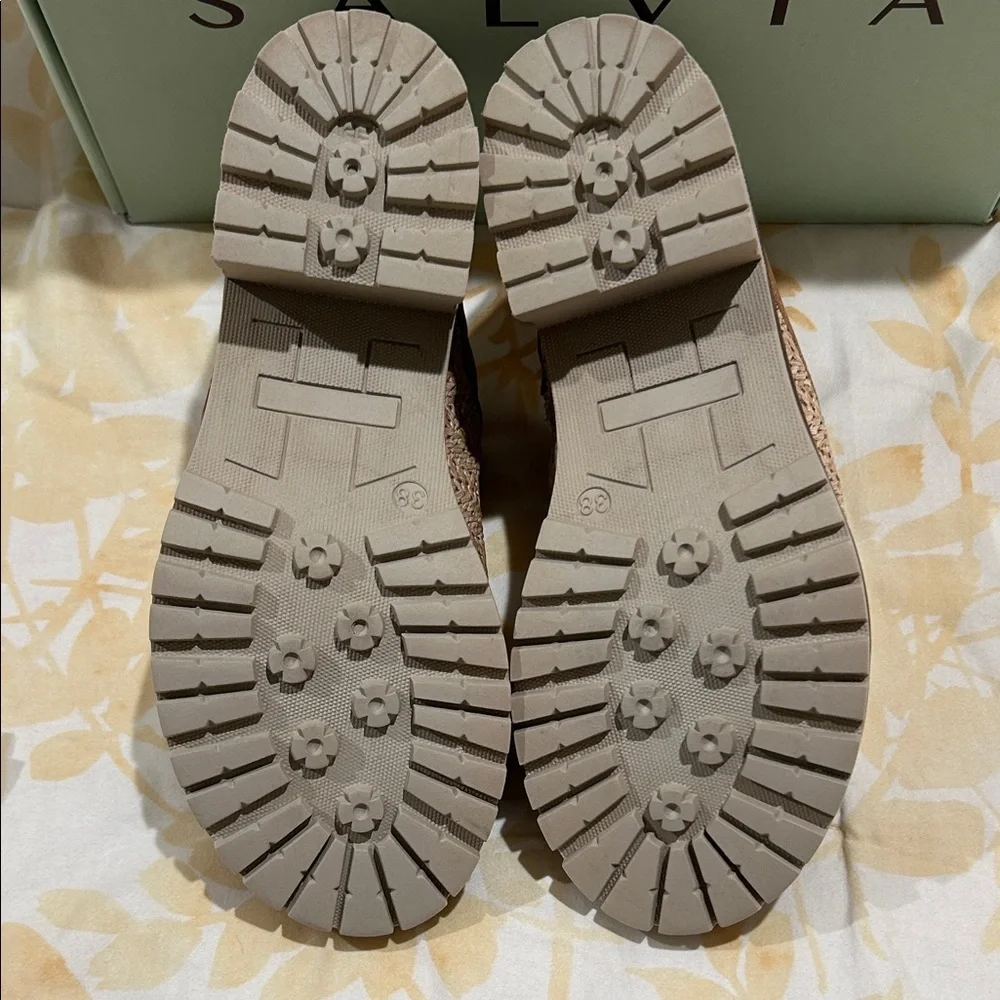 SALVIA Raffia Mules size 38. - Picture 5 of 11